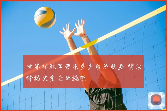 世界杯冠军带来多少经济收益 赞助转播奖金全面梳理